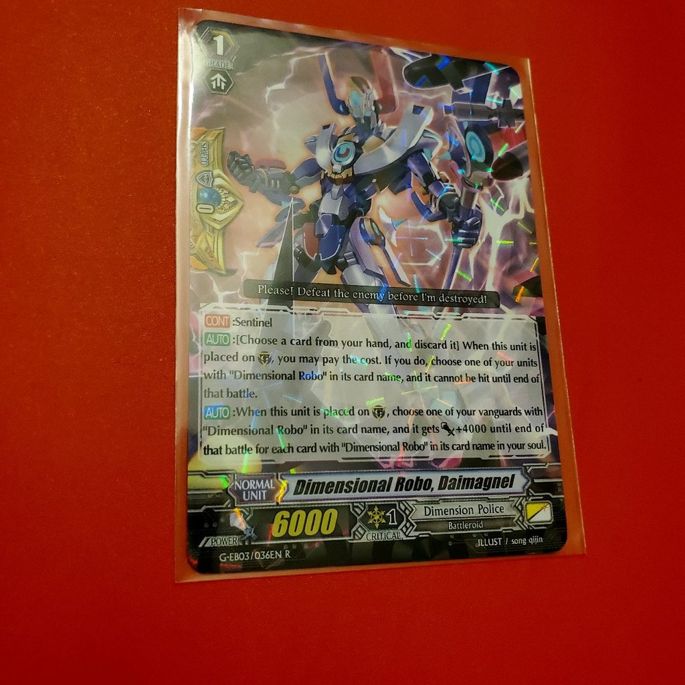 Dimensional Robo, Diamagnel x1 Cardfight Vanguard G-EB03036EN R